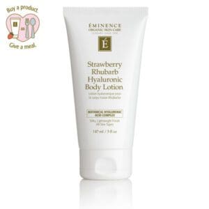 A bottle of elizabeth arden strawberry body lotion.