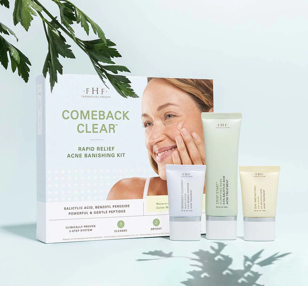 Comeback Clear, Rapid Relief Acne Kit