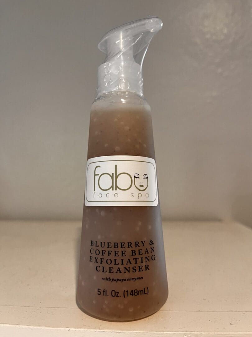 Blueberry and coffee bean exfoliating cleanser