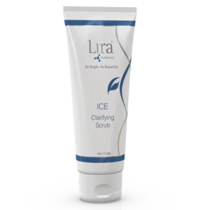 Lira Clinical ICE Clarifying Scrub tube.